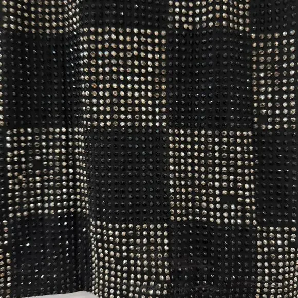 Alice and Olivia Nelle Embellished Rhinestone Mini Dress Black Size 2 NWT